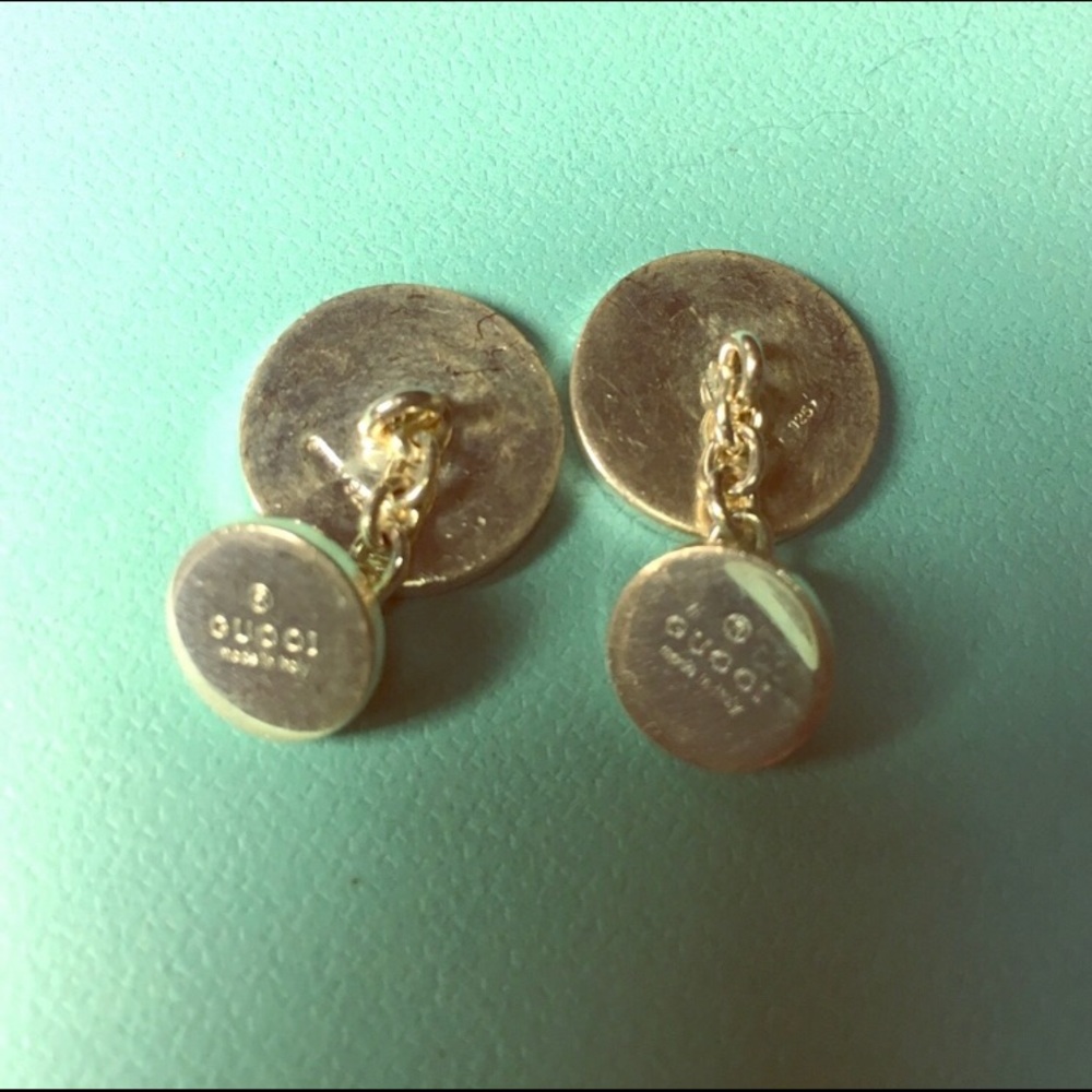 Gucci chain link cuff links